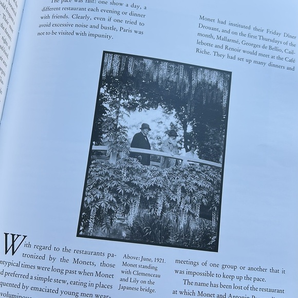 VTG 1989 "Monet's Table: The Cooking Journals of Claude Monet" Hardback Book - Picture 10 of 16